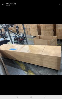 New 10' Credenza Cabinet  4 Door Sells For $8000