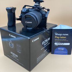 Canon EOS R6 Mark II With Lens And Fully Rigged And Ready To Shoot For Limited Time Only At Downey Camera 