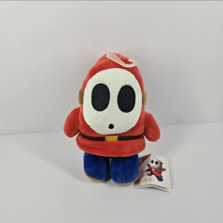 2017 NWT Nintendo Super Mario Shy Guy Plush 7" Stuffed Animal 64 Galaxy World