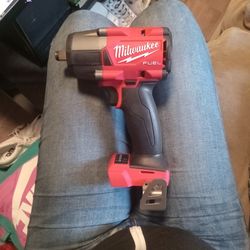  Milwaukee  1/2  Inch  Impact Wrench And Milwaukee 1/2 Inch Hammer Drill/ Driver