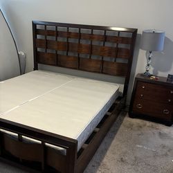 Wood Bedroom set for sale King