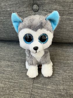 Wolf TySilk Plushy, 6 in