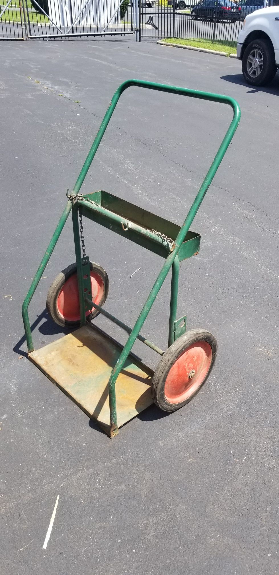 Gas Cylinder Bottles Cart Truck, Twin, Large