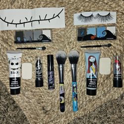 The Nightmare Before Christmas Jack Skellington & Sally Makeup Bundle 