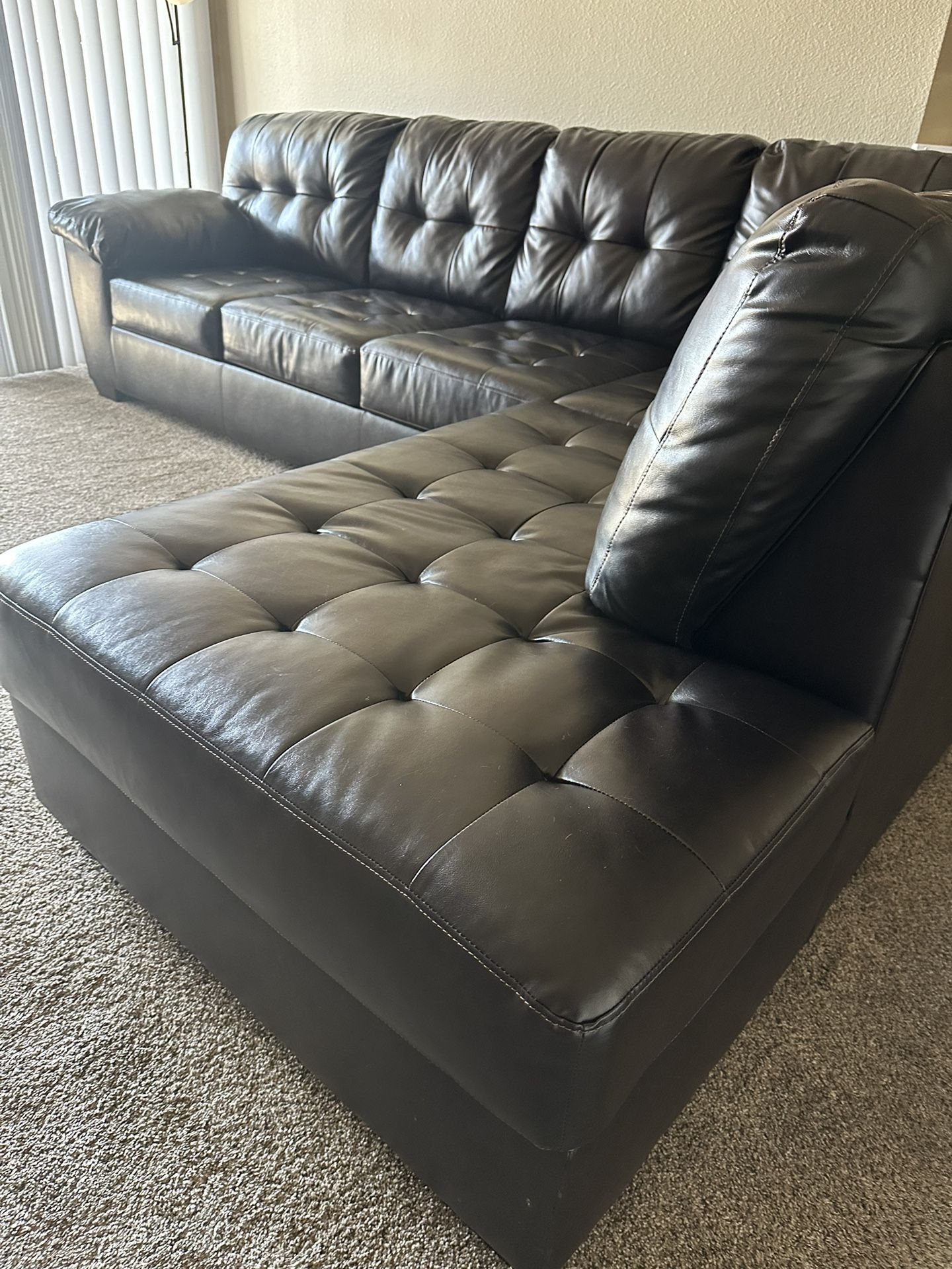 Leather Couch 