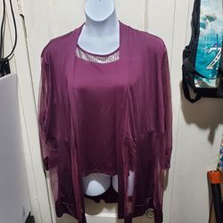 3psc Set Women Cardigan Size 3X 