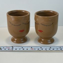Twin Caramel Celfie Pots