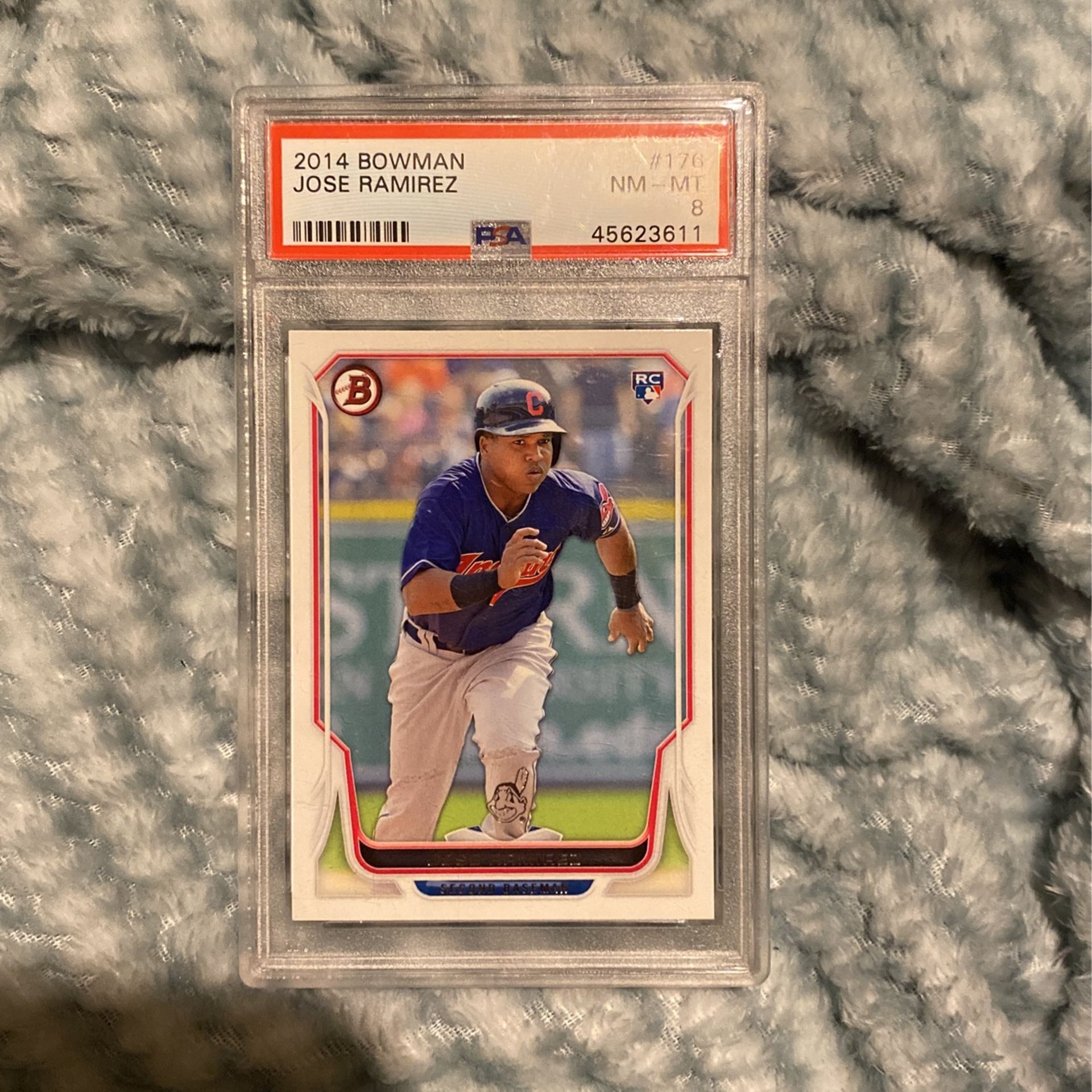 2014 Bowman Jose Ramirez Cleveland Indians RC Graded