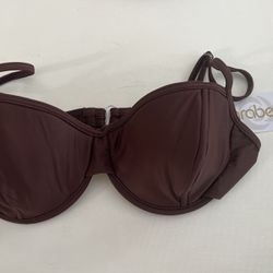 New w/Tags! Women’s Carrabella Bikini Top Size 8 Brown