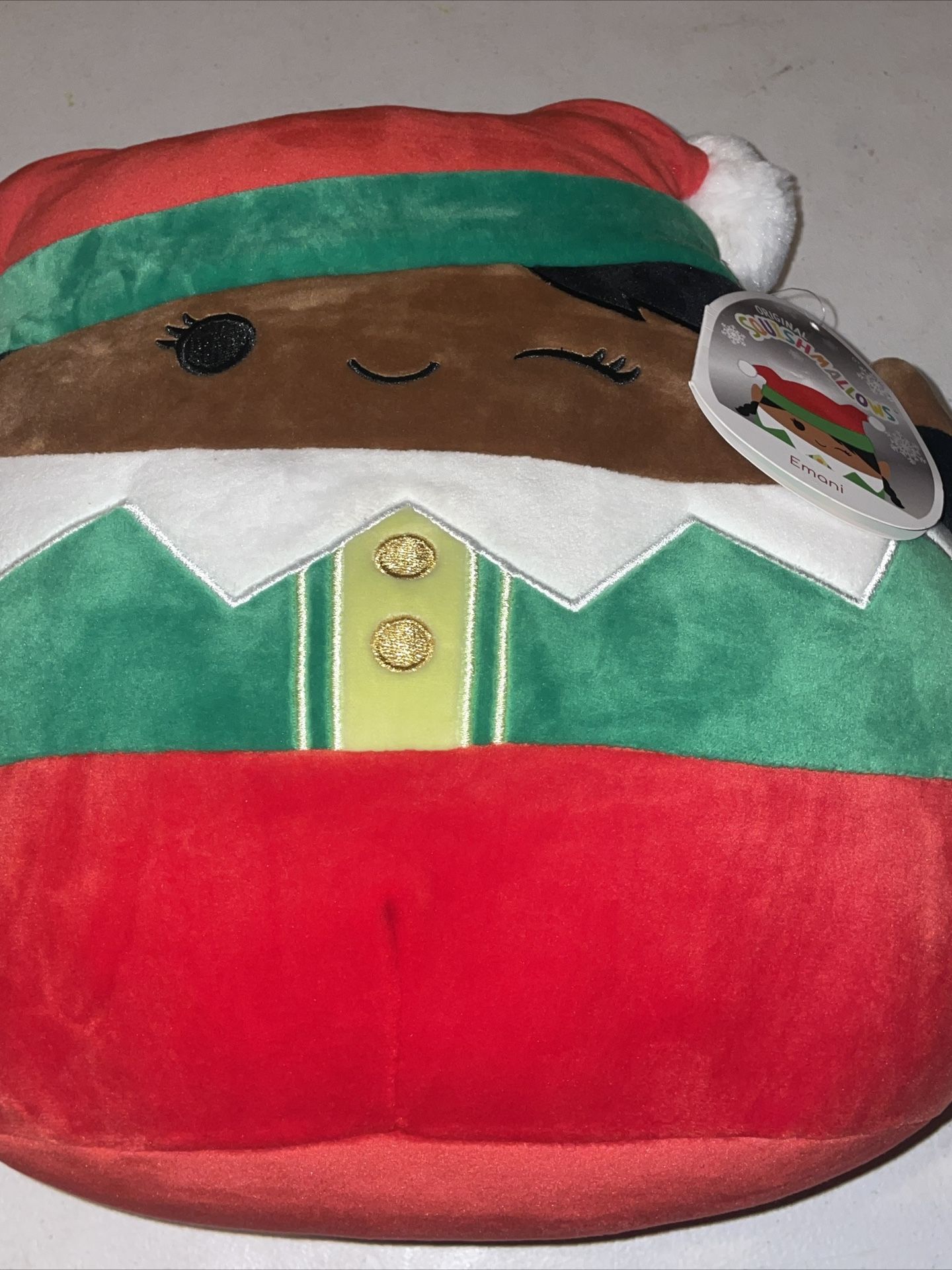 Squishmallows 12" Girl Elf Emani and 4" Carol- Ultrasoft Stuffed Plush Toy. NWT