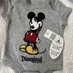 Playera De Recién Nacido Original De Disneyland 