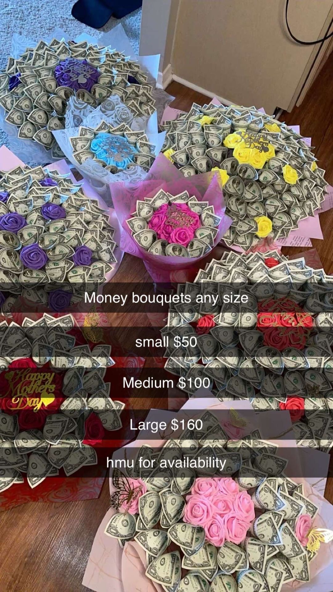 $ Bouquets
