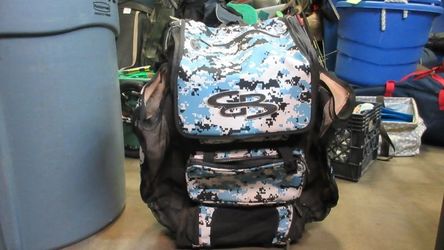 Used Boombah Superpack Rolling Bat Bag (Read Description)