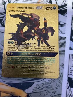 Umbreon&Darkrai Gx gold