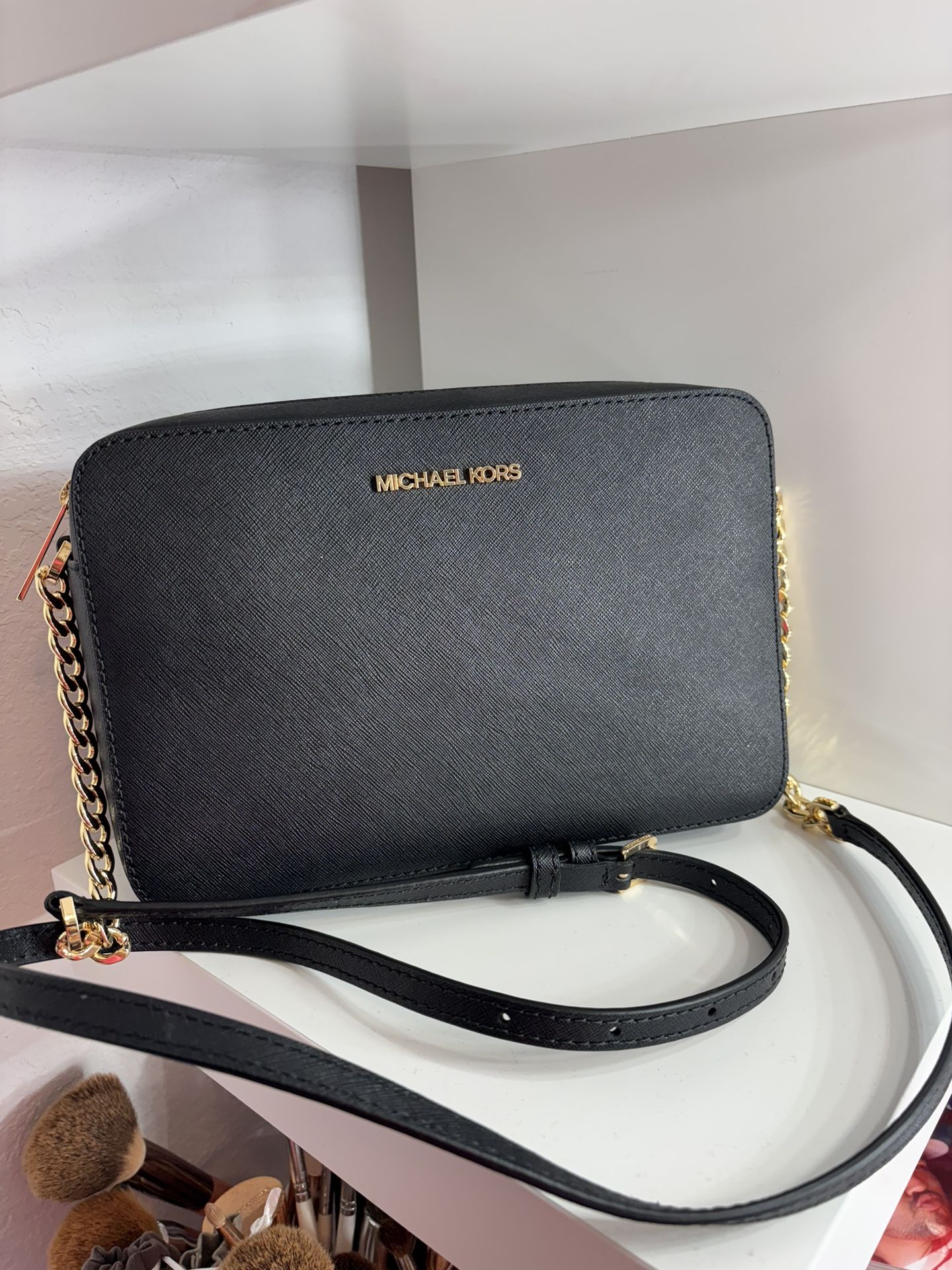 Michael Kors Black & Gold Crossbody BNWT $85
