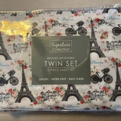 *NEW* Twin “Paris” Sheets