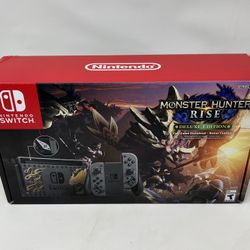 Brand New Nintendo Switch Monster Hunter Rise Bundle