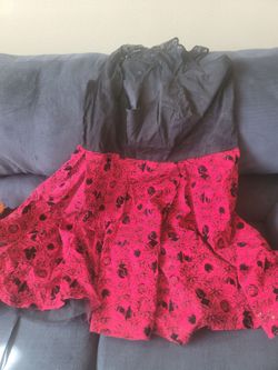 Disney snow white red & black dress size 24