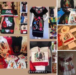 Vestidos Mexicanos Dama y Niña, Trajes de Juan Diego, Guayaberas 🇲🇽 Traditional Mexican Clothing, Kids & Adults