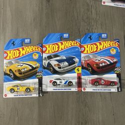 Hot Wheels 3 Ferrari
