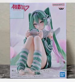 Hatsune Miku Holiday Memories Game Banpresto Figure