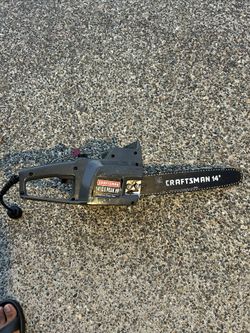 14” craftsman electric chainsaw