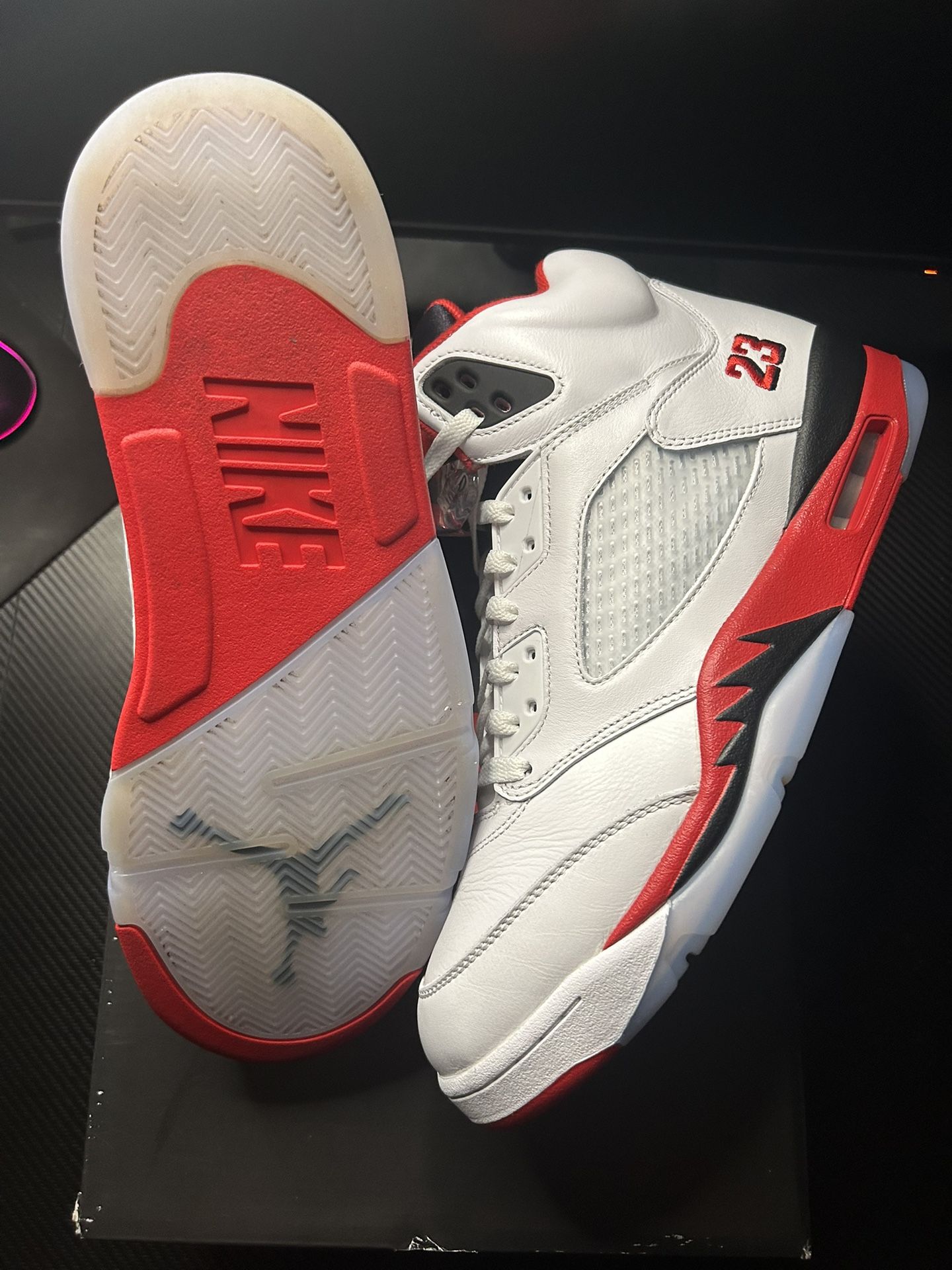 Jordan 5 Fire Red Size 12 Used