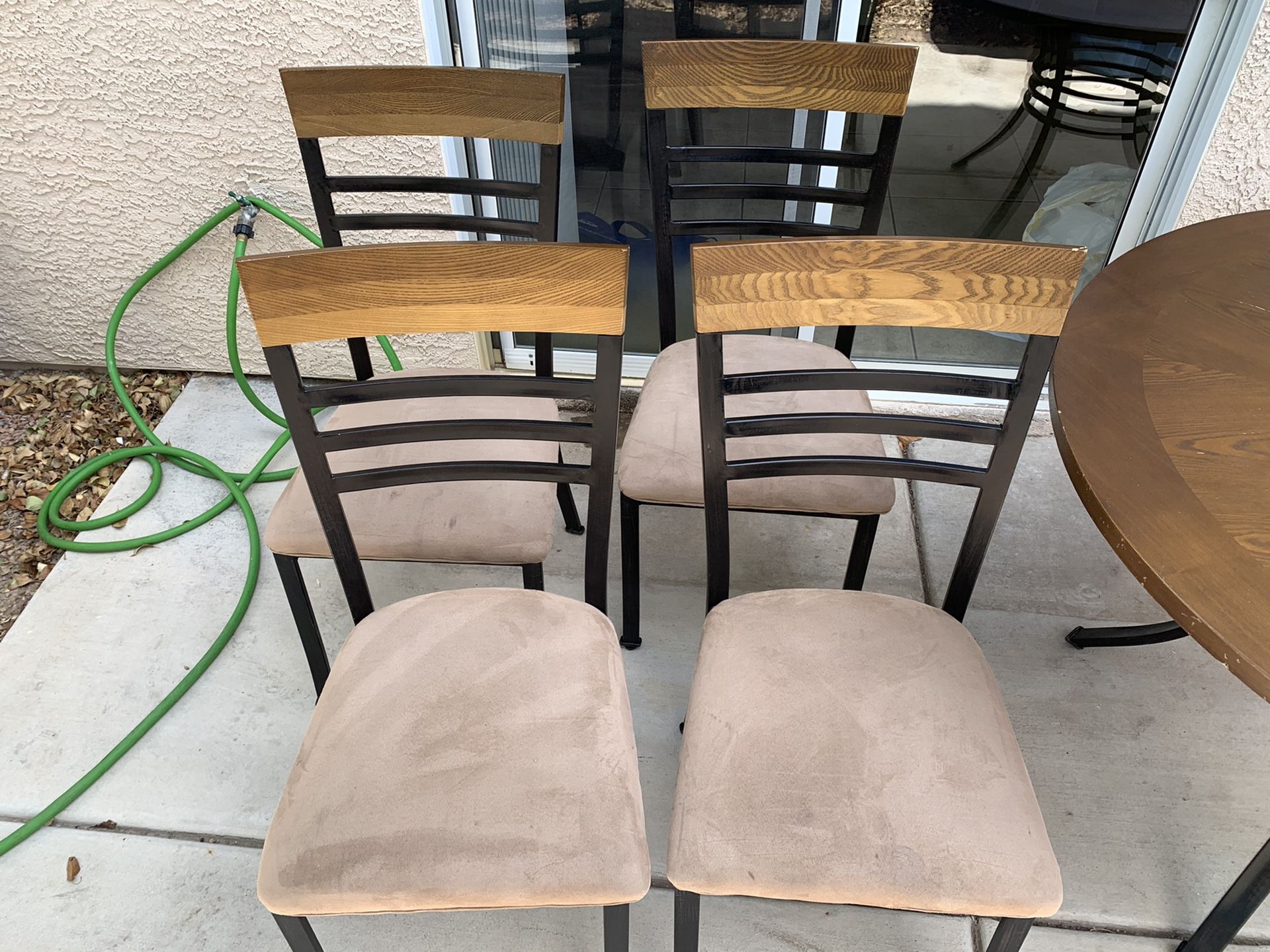 Kitchen table and chairs.