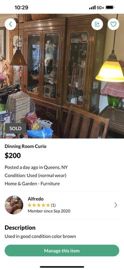 Dinning Room Curio