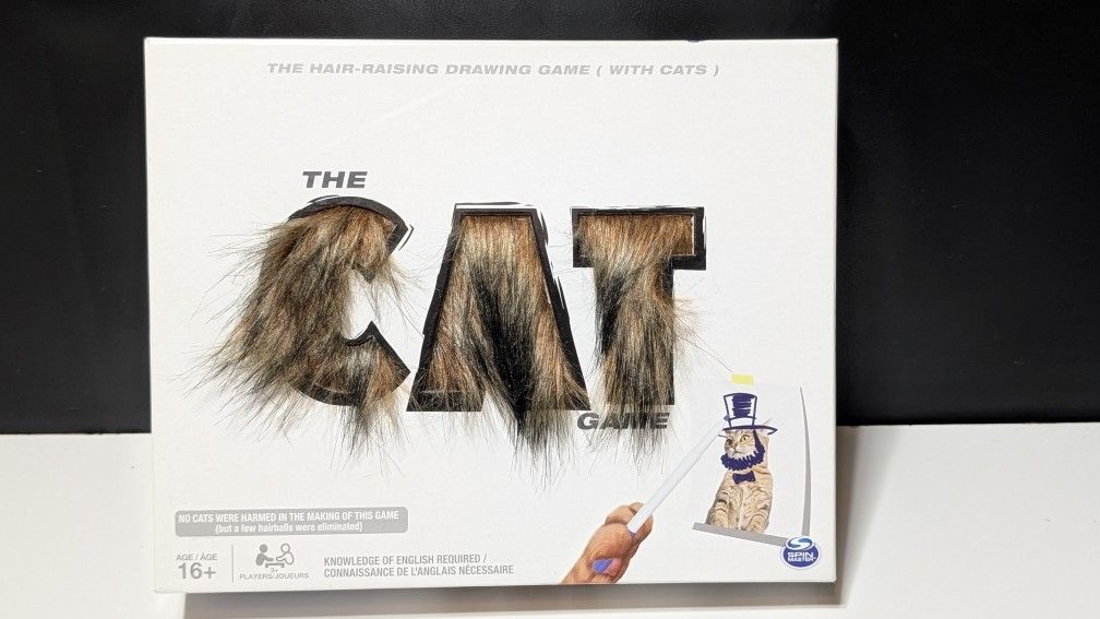 The Cat Game - Hair-Raising Drawing Game with Cats, Ages 16+, Spin Master