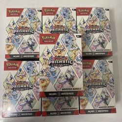 Pokemon Scarlet & Violet Prismatic Evolutions Booster Bundle