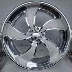 Intro Billet Wheels Staggered 22x9 - 22x11 For Obs - C-10 Chevy 5x5 🔥🔥🔥