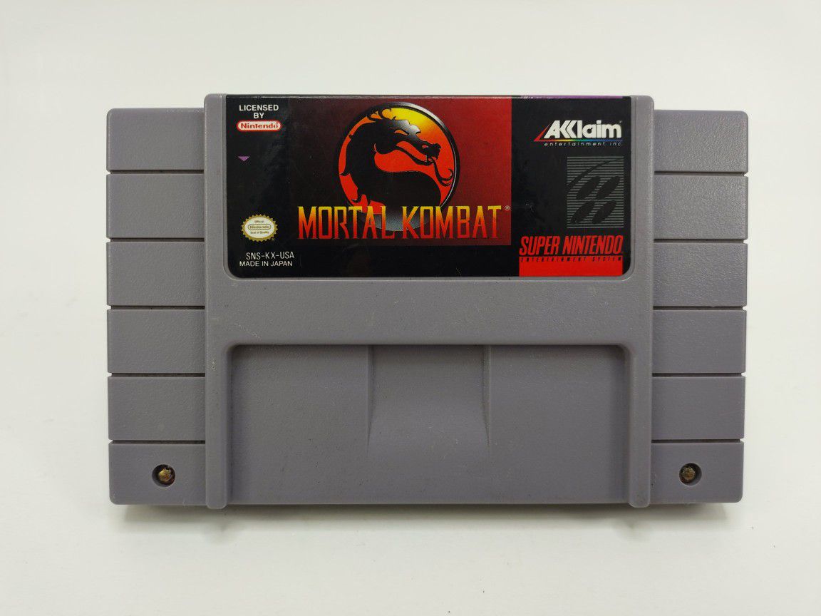 Mortal Kombat II 2 - SNES Super Nintendo Game - Tested Working Authentic
