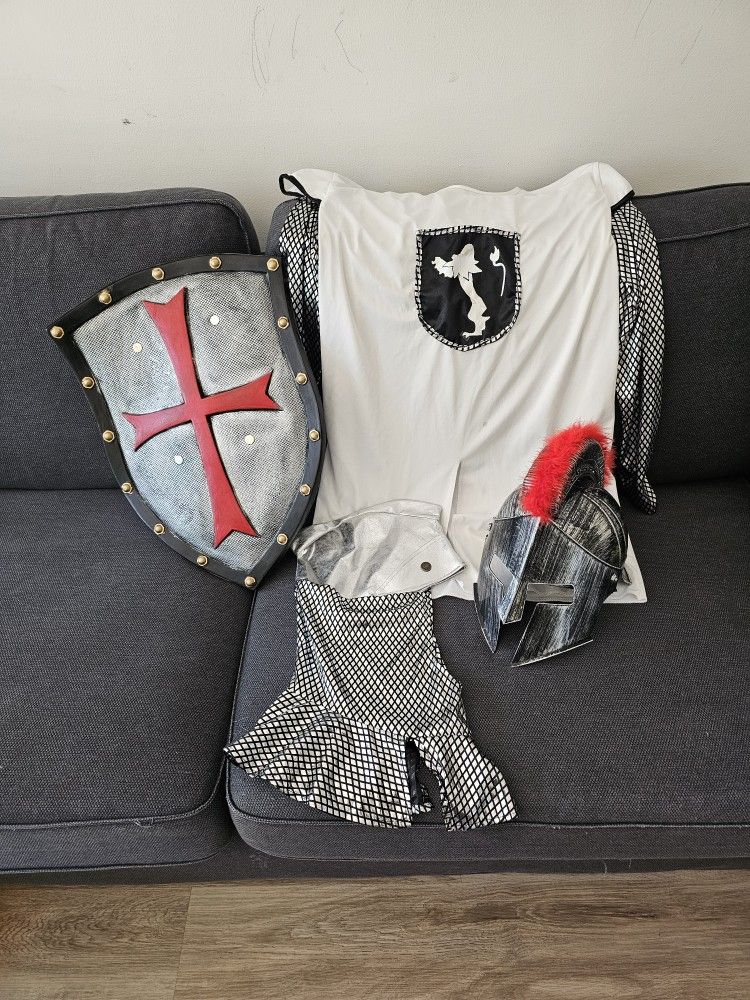 Adult Men medieval knight Halloween costume set