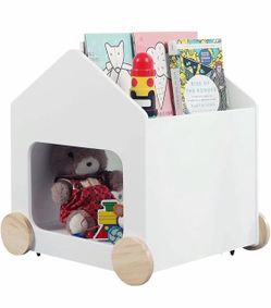Rolling Toy Box on Wheels, NEW