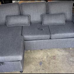 Sofa Bed Sleeper Pull Out 2 in 1 Sectional Sleeper Sofa Couches with Storage