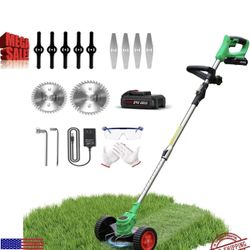 21V Cordless 3-in-1 Grass Trimmer – Trimmer, Edger & Mini Mower