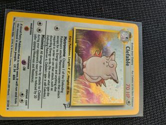 Clefable Pokemon Card