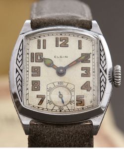 Art Deco 1932 Elgin manual wind watch