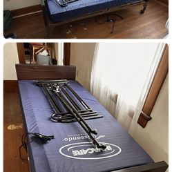 Drive Medical Bed Twin With Remote & Rails