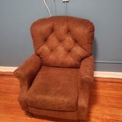 Suede Recliner Sofa Chair