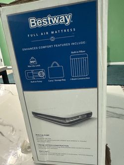 Bestway Full Air Mattress with Built-in Pump