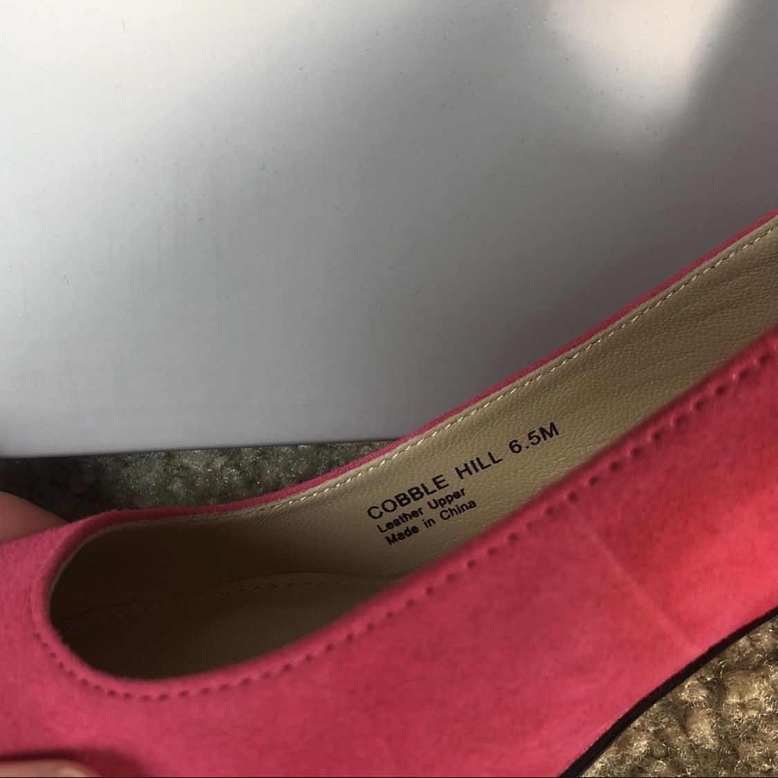 Pink slingbacks Heels Suede 6.5