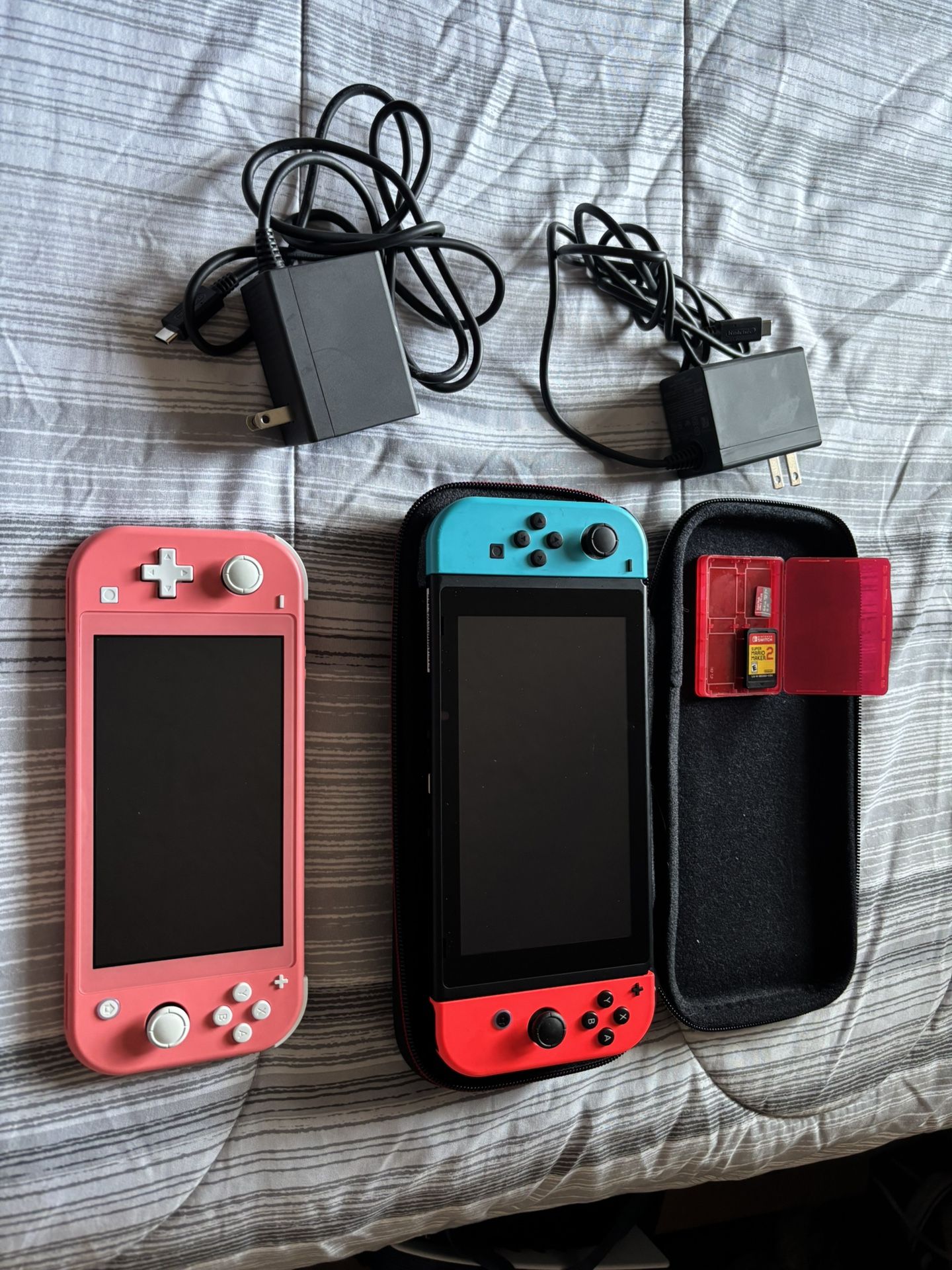 2 Nintendo Switch ( Lite And Regular)