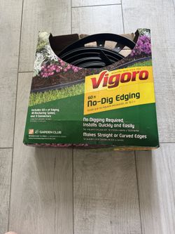 Vigoro 60 ft. No-Dig Landscape Edging Kit
