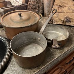 Antique copper cookware $120 for all pick up in Canyon country/Santa Clarita cross posted MQ