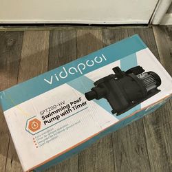 Vidapool SPT200-HV Swimming Pool Pump With Timer
