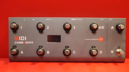 MeloAudio MIDI Commander Guitar Floor Multi-Effects Portable USB MIDI Foot Controller Foot Switches