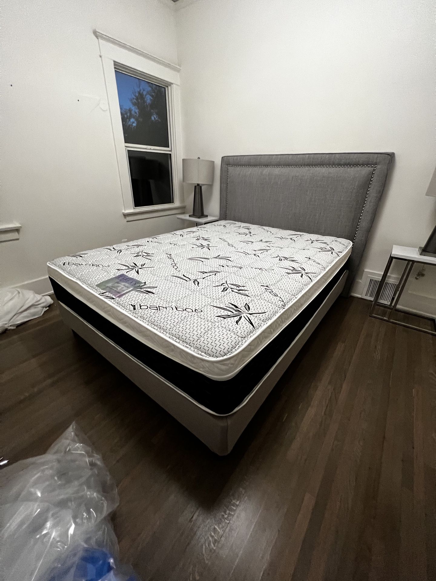 Full Size Mattress Pillow Top Bamboo Brand 