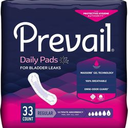Prevail Incontinence Pads